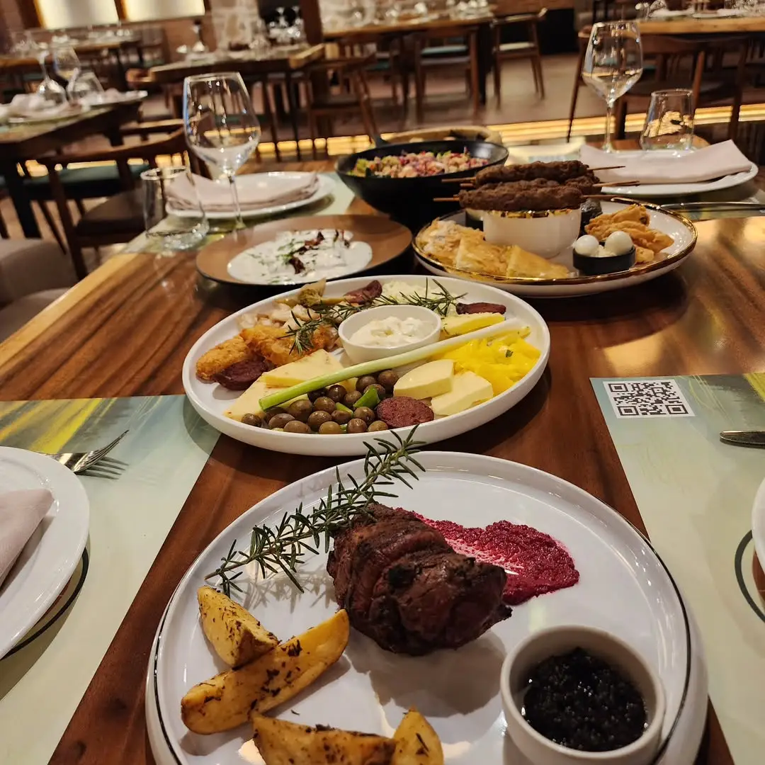 Gourmet plates in Albania