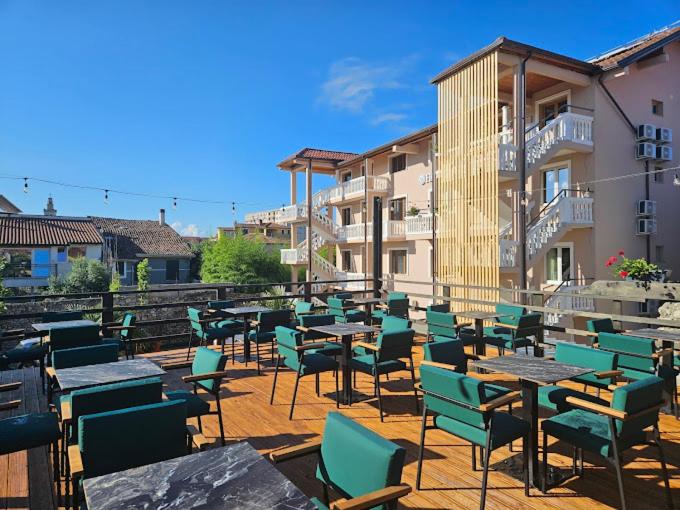 terrace at hotel ikona