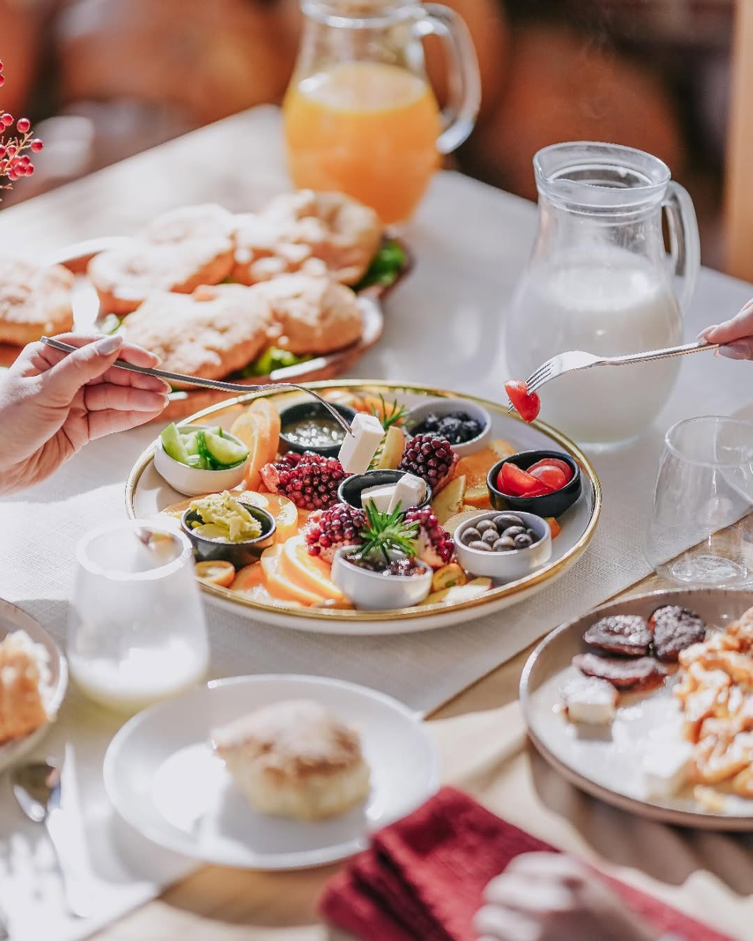 Gourmet plates in Albania