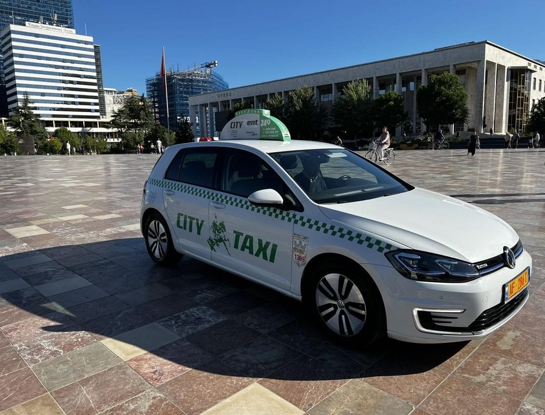 City Taxi at the center of Tirana
