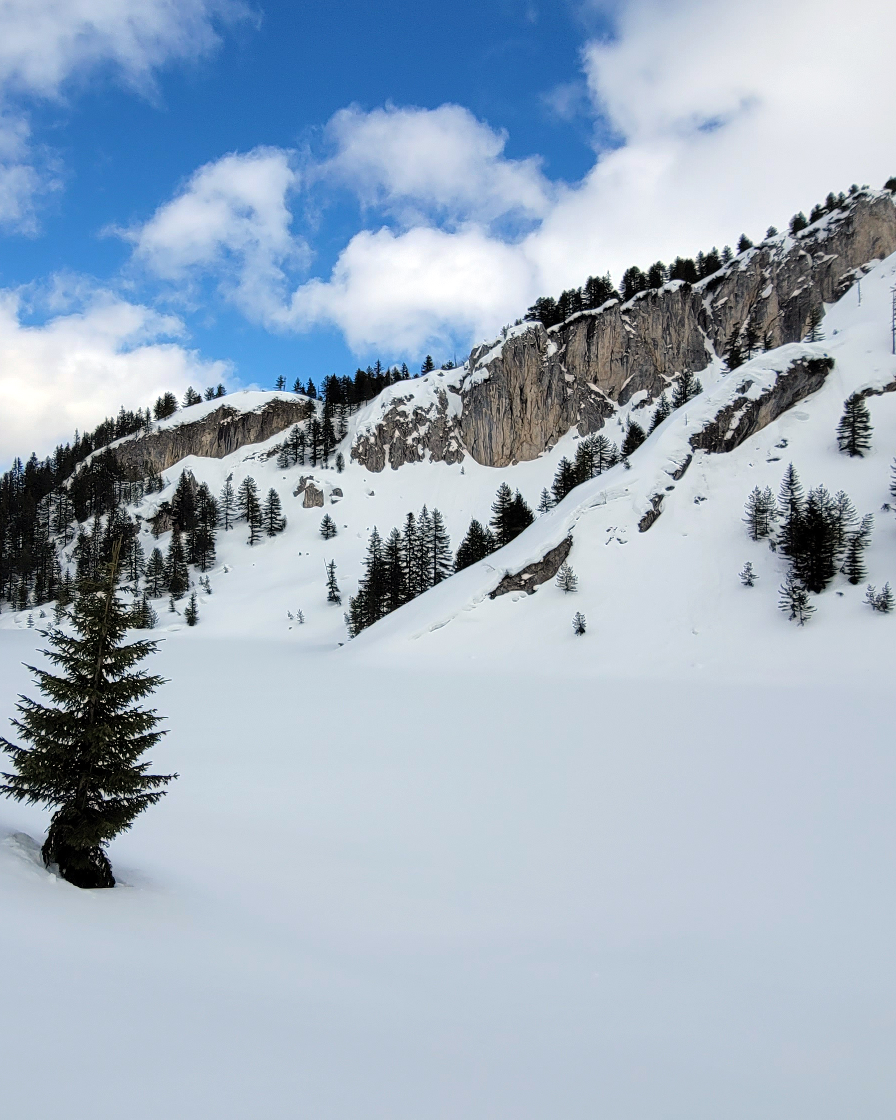 Snow in the Mountains in Rugove