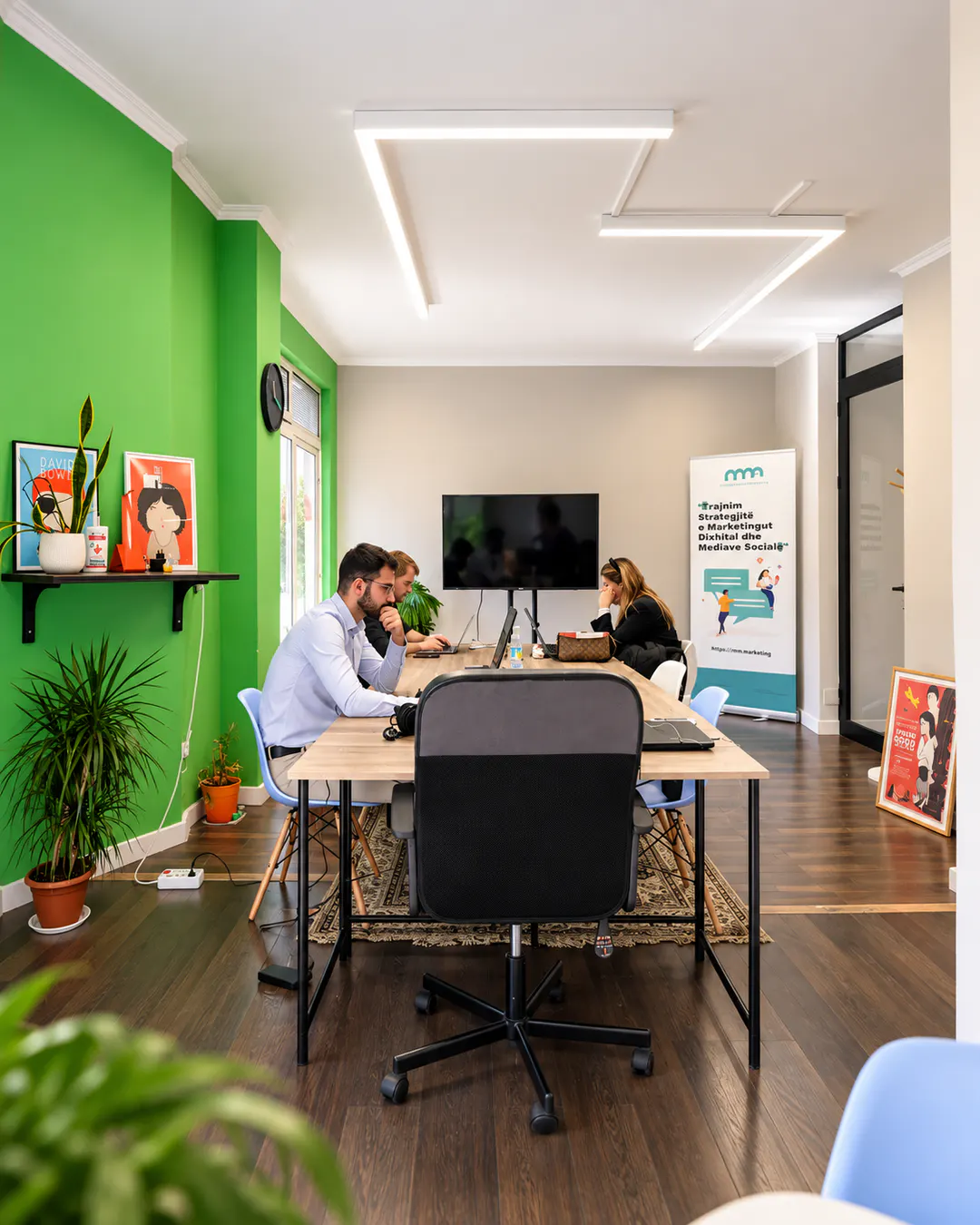 Spazio di coworking condiviso presso Innospace Tirana in Rruga Pjetër Bogdani