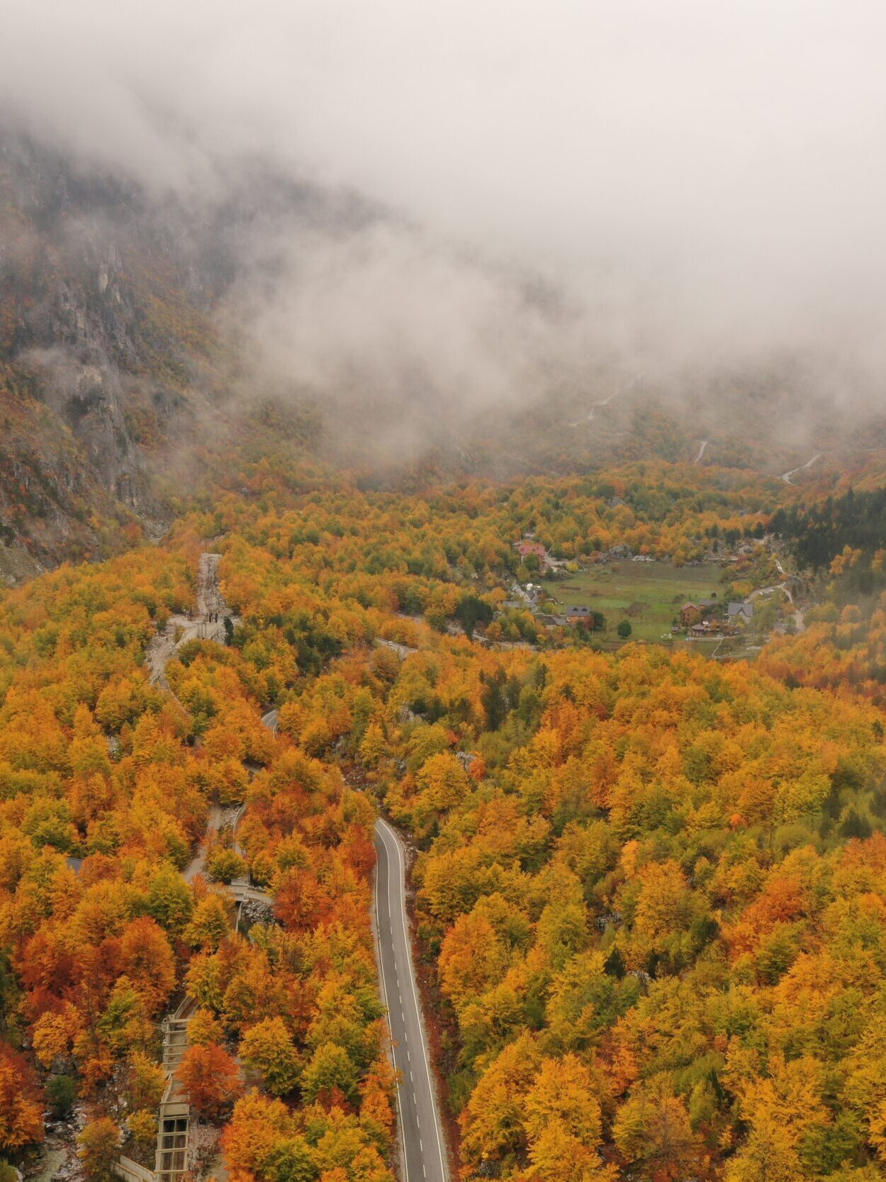 Autumn season in valbona
