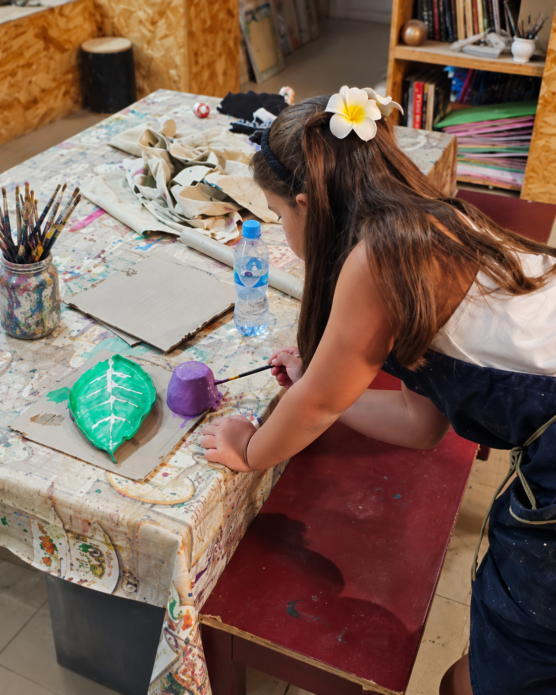 Creative art workshop at Ken’s Atelier in Tirana
