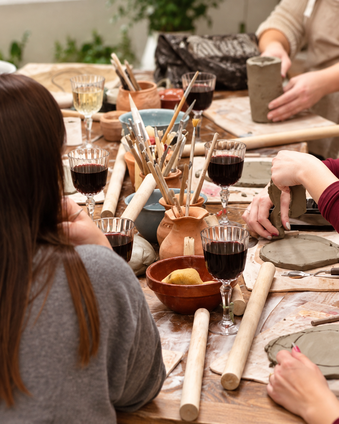 Pottery class at Tirana Pottery Studio in Tirana