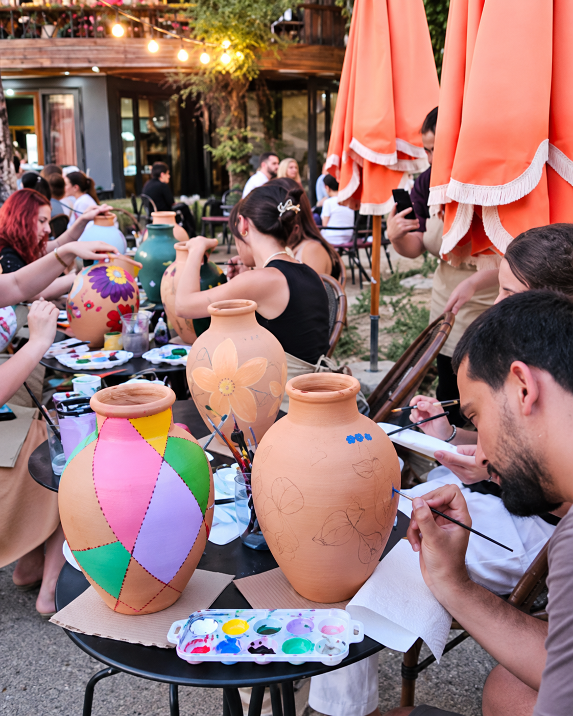 Outdoor painting workshop in Tirana by Ene’s Arts & Crafts