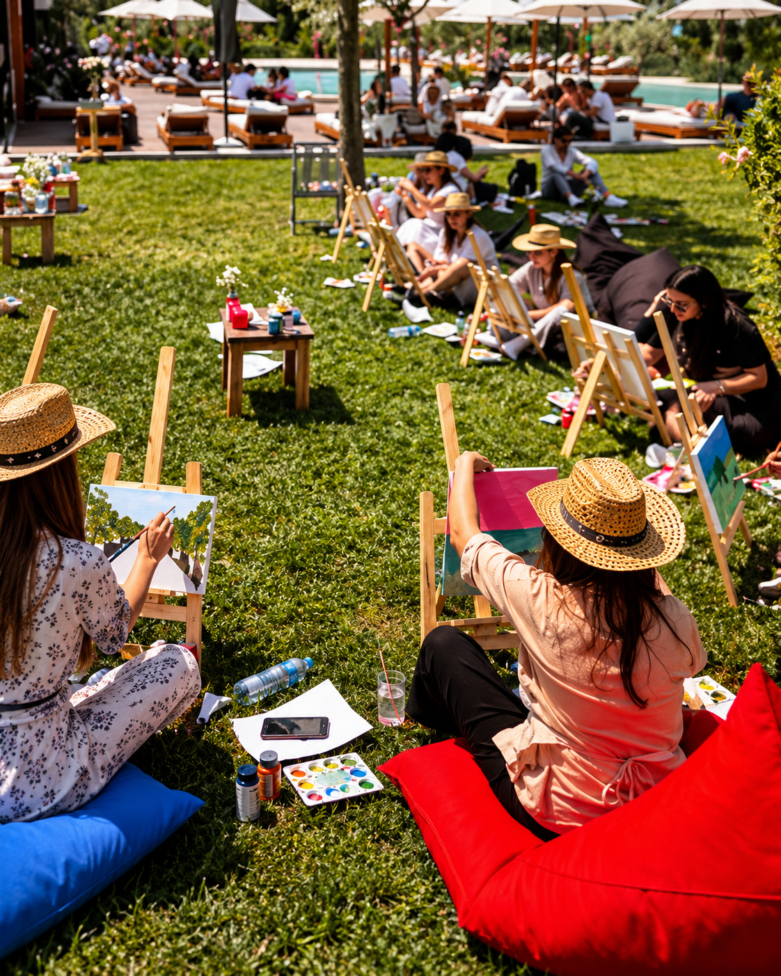 Creative painting workshop at Ene’s Arts & Crafts in Tirana