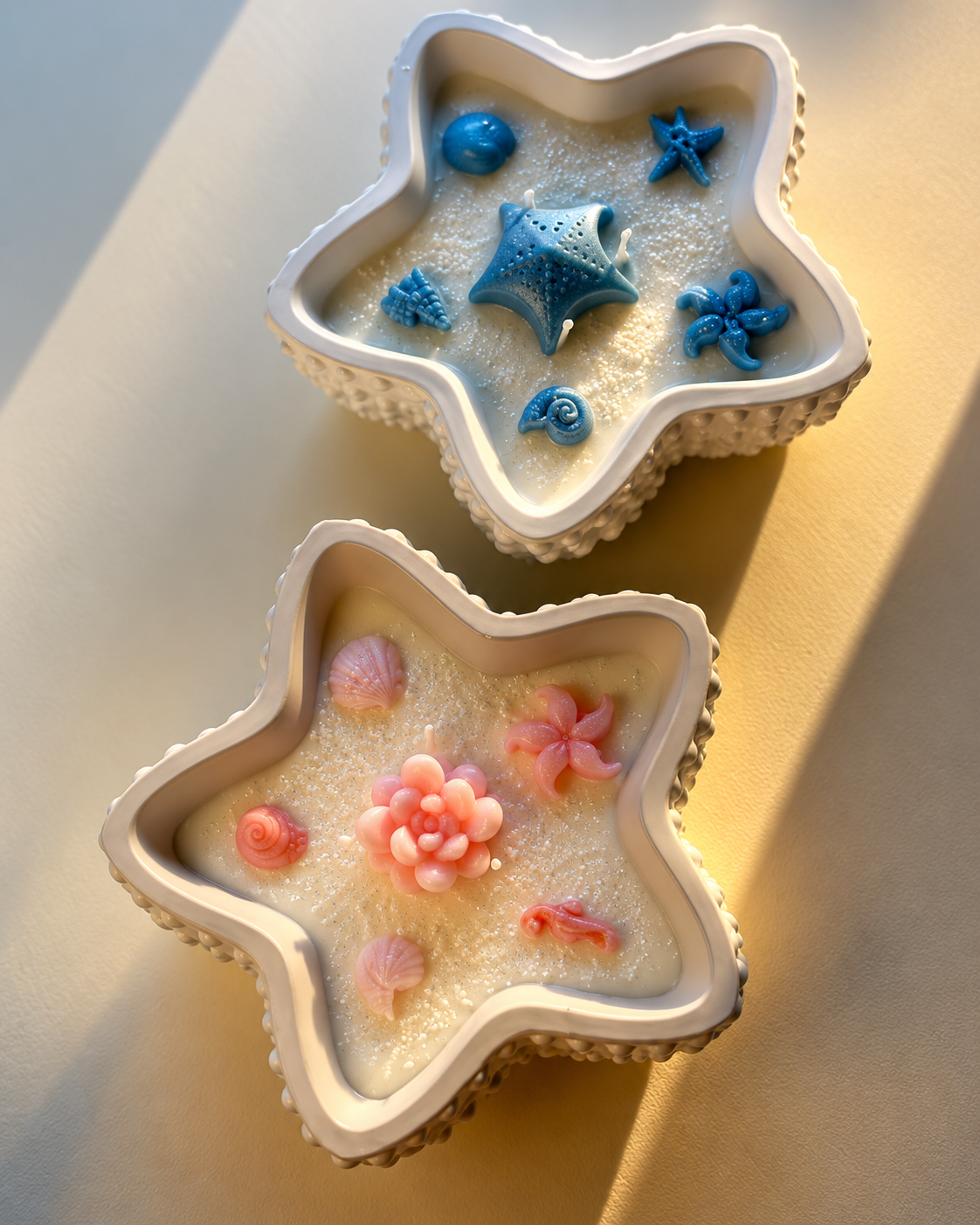 Handmade decorative candles by Pure & Sunny Aromatherapy in Tirana