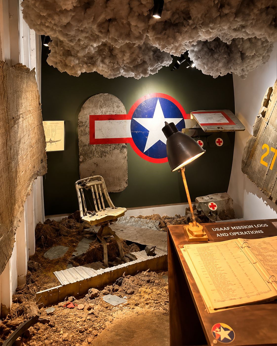 Historical exhibition inside Bunk’Art 1 museum in Tirana, Albania