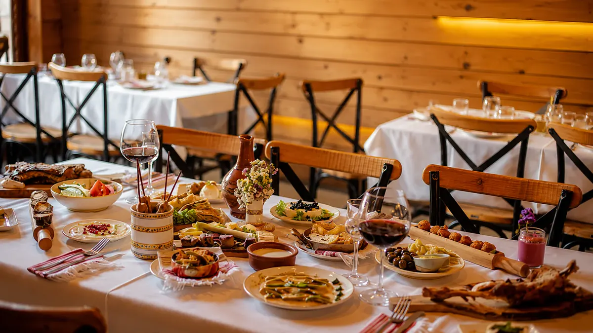 Traditional Albanian food and dining experience at Ceren Restaurant in Tirana