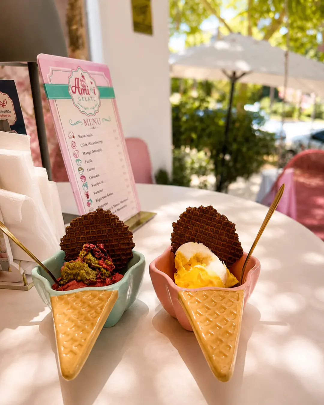Gelato te Ami-I Gelati në Bulevardin Gjergj Fishta në Tiranë