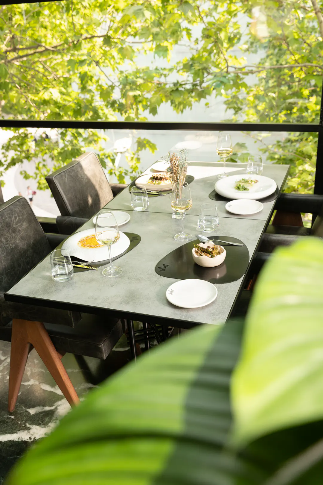 Gourmet dish served at The Crown Rooftop & Dining in Tirana