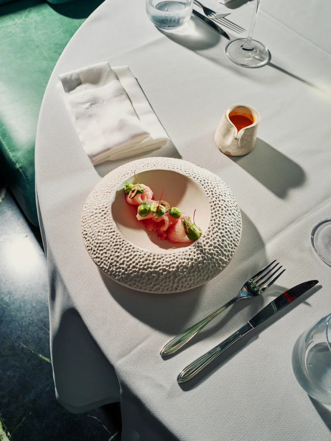 Restaurant service experience at The Crown Rooftop & Dining in Tirana
