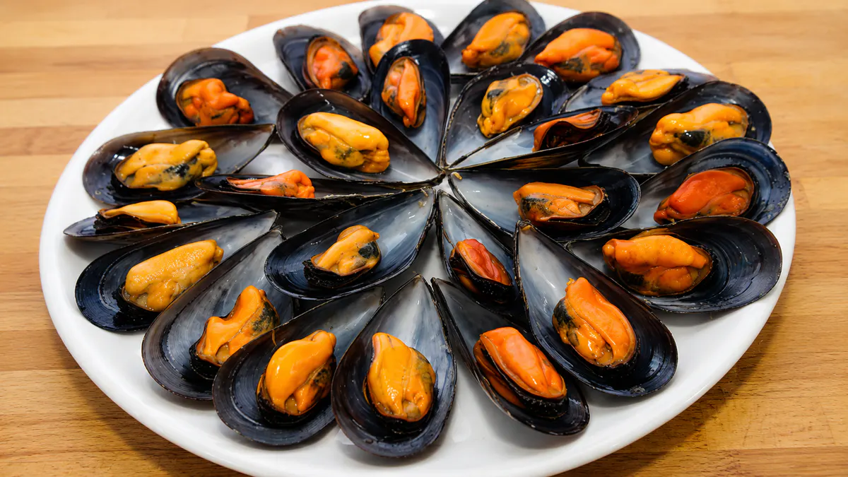 Fresh mussels from Butrint near Sarandë, Albania