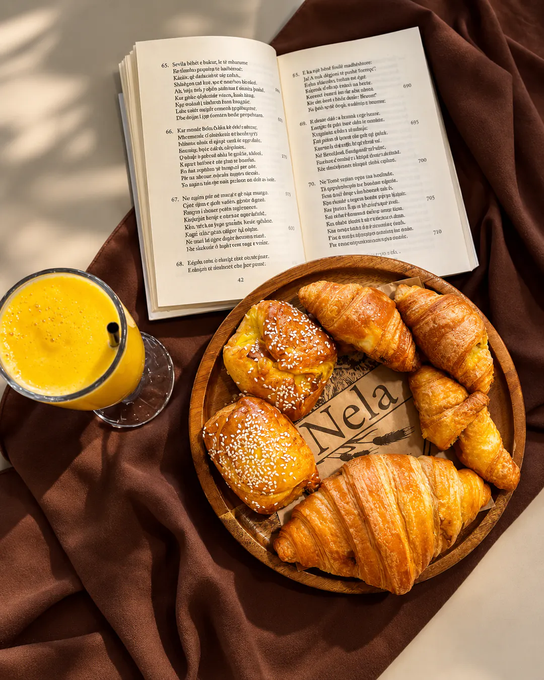 Bukë e freskët në Pastry & Bakery Nela në Tiranë