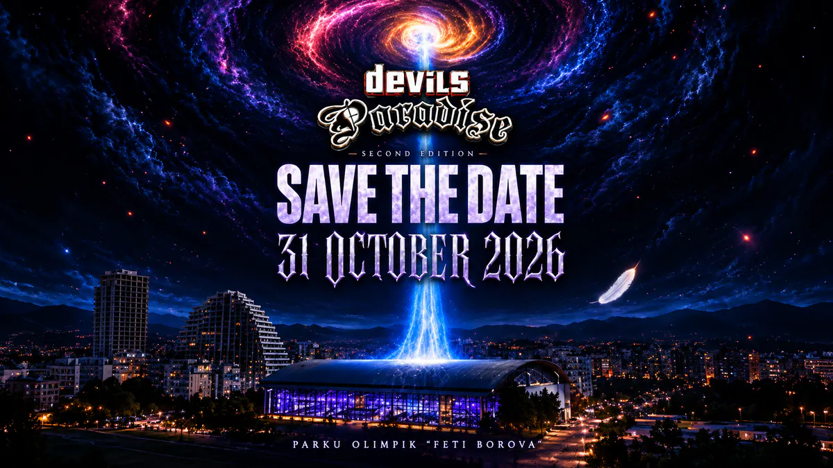 Devil's Paradise 2026 Halloween electronic music event in Tirana
