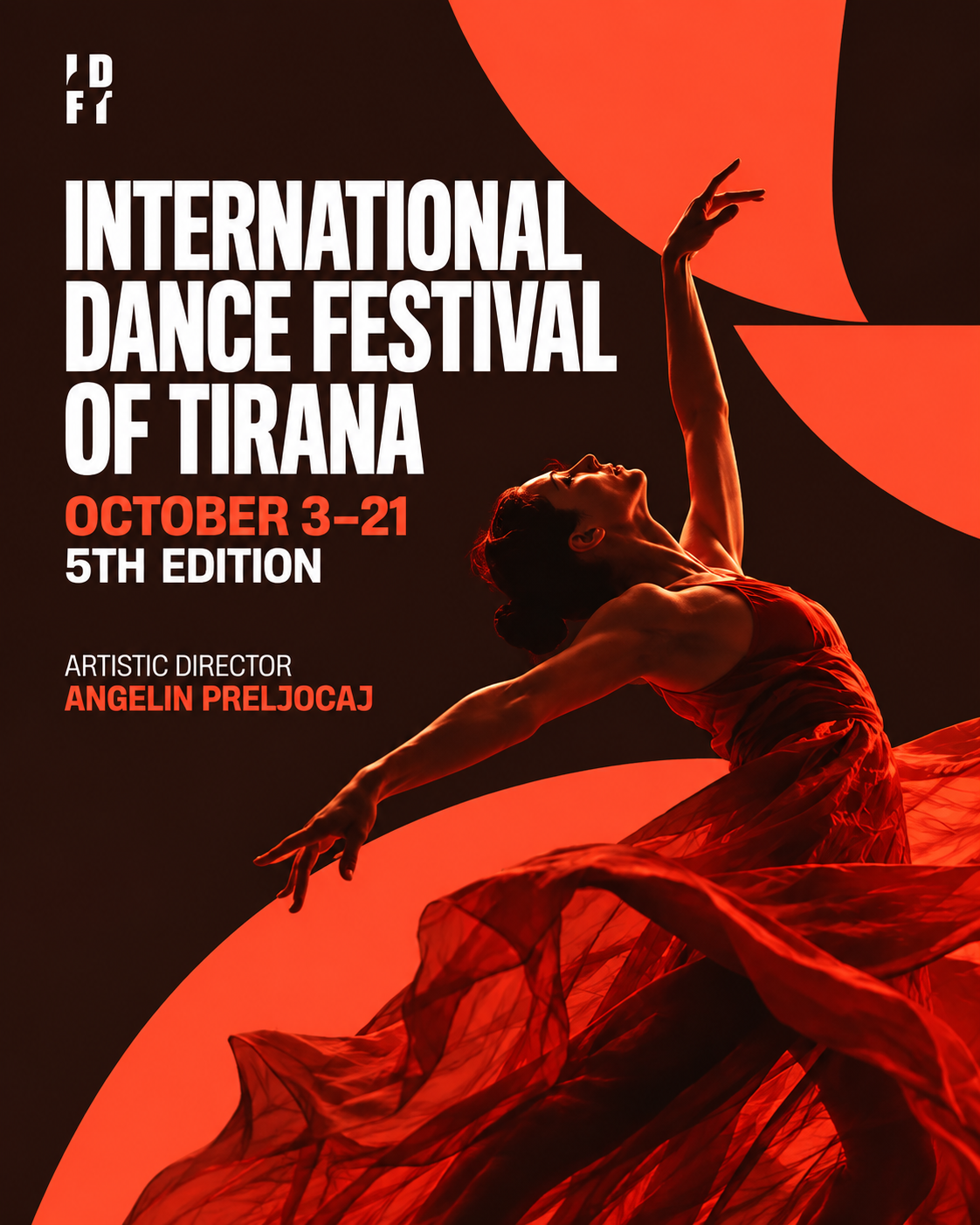 International Dance Festival of Tirana 2026 from 3 to 21 October featuring contemporary dance performances