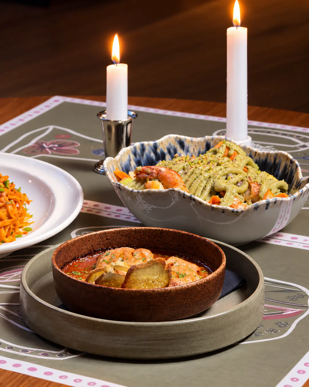 Pjatë fine dining në Finn by Luciano në Tiranë