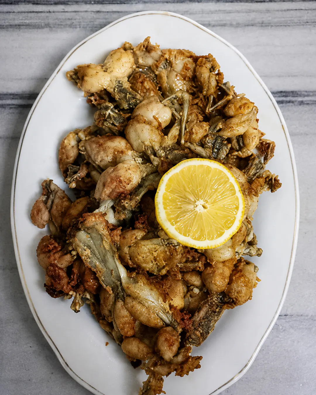Traditional frog legs from Divjakë and Karavasta