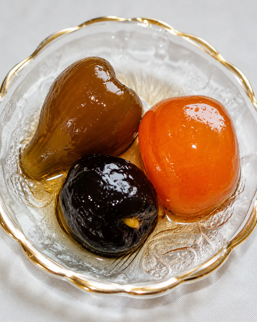 Traditional gliko fruit preserve from Përmet, Albania