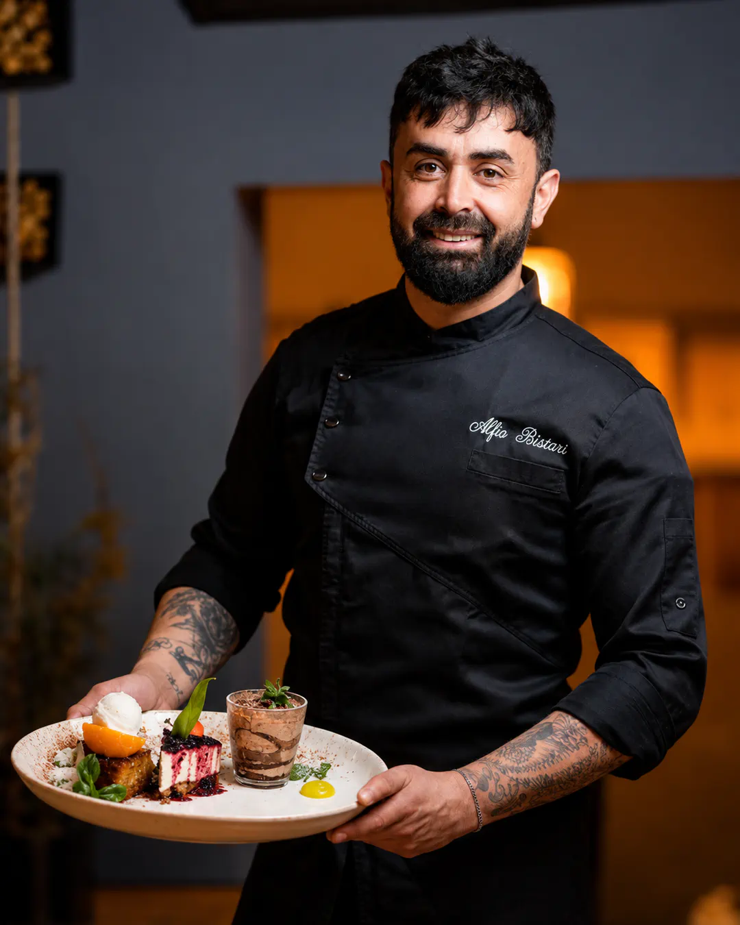Chef në restorantin Kripe dhe Piper në Tiranë