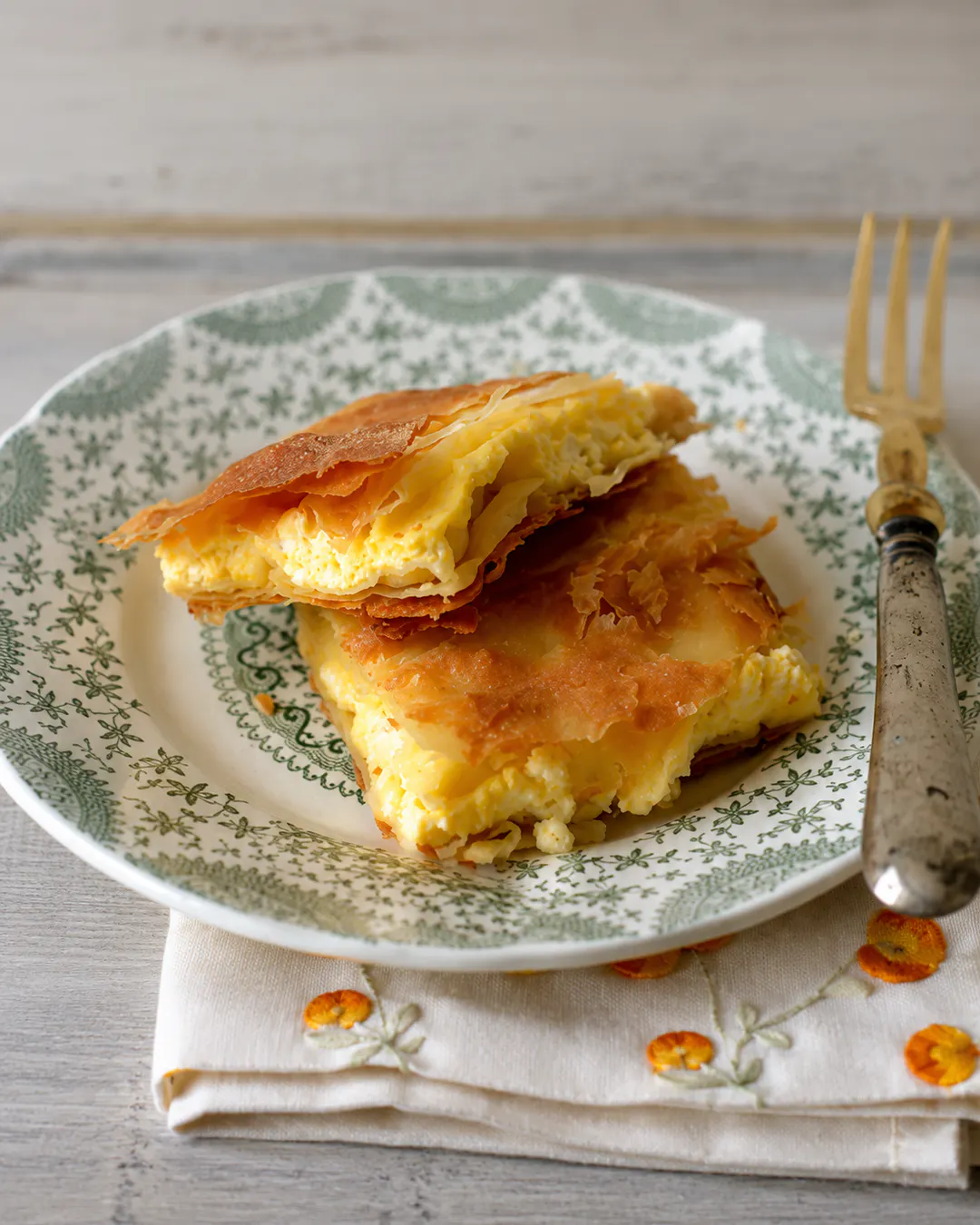 Traditional pumpkin laknur from Lezhë, Albania