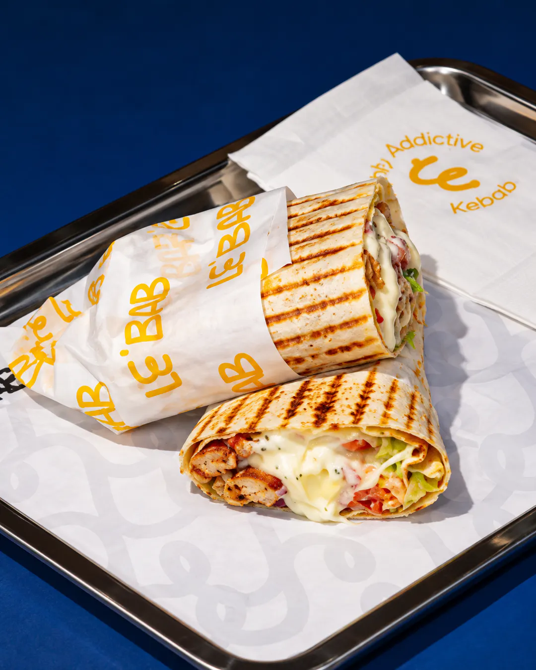 Wrap kebab alla griglia da Le’Bab in Rruga Nikolla Tupe a Blloku, Tirana