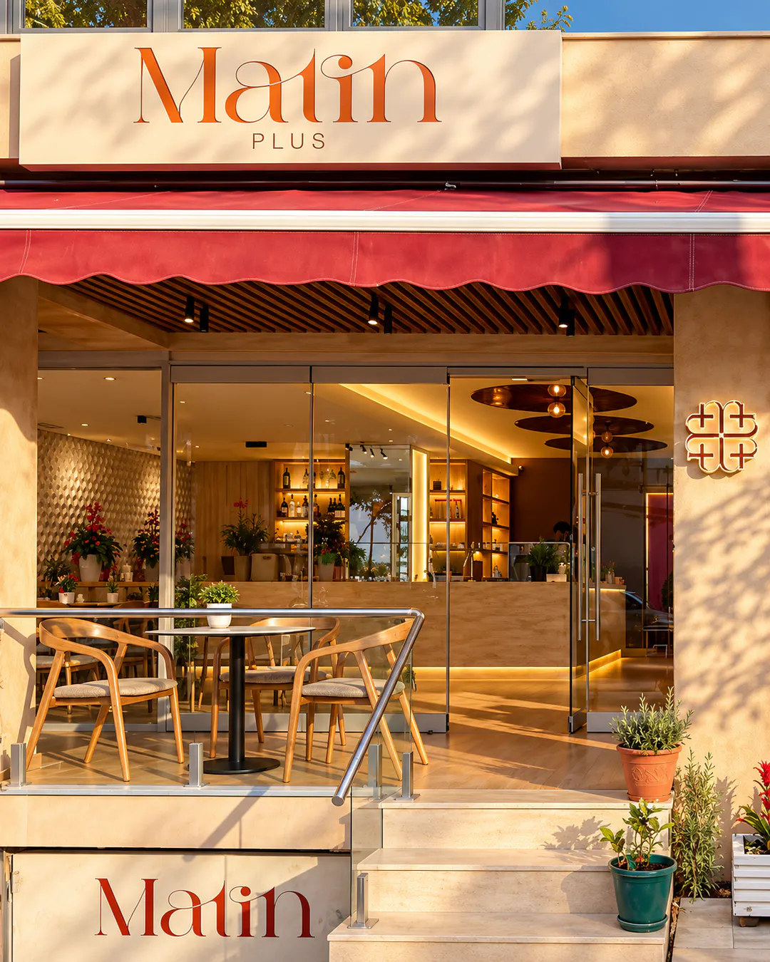 Panetteria e locale brunch Matin Plus in Rruga Andon Zako Cajupi a Tirana