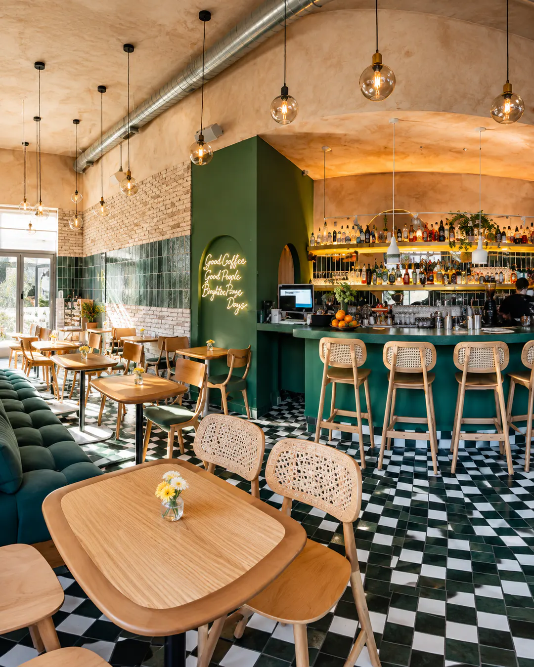 Interior of Mimoza Bar & Cocktails in Tirana