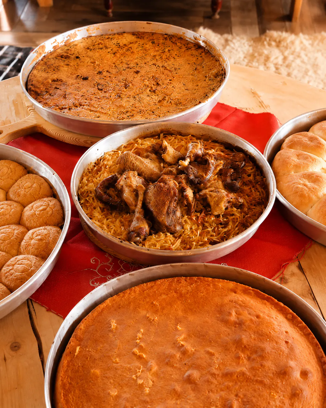Traditional Dibran food at Nena Dashuri Agrotourism near Peshkopi
