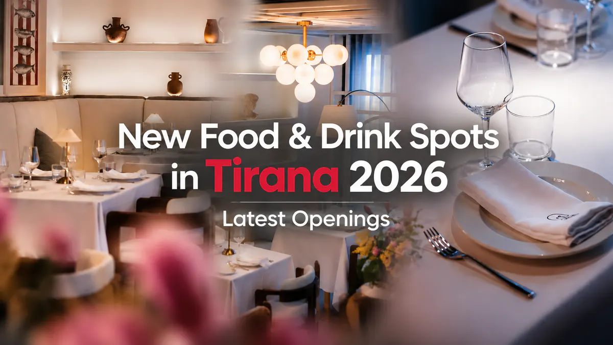 New food and drink spots in Tirana in 2026