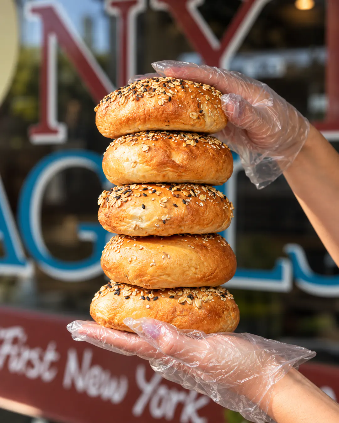Bagels appena sfornati in stile New York da New York – Tirana Bagels a Tirana