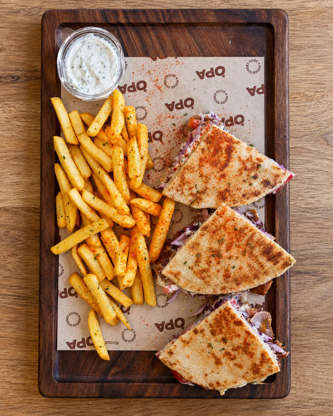 Street food grek në OPA Tiranë
