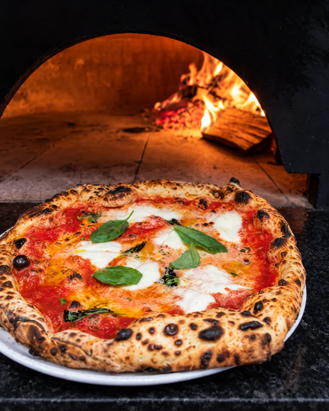 Pizza at Pizzeria Buffalo on Mikel Maruli Street, Tirana