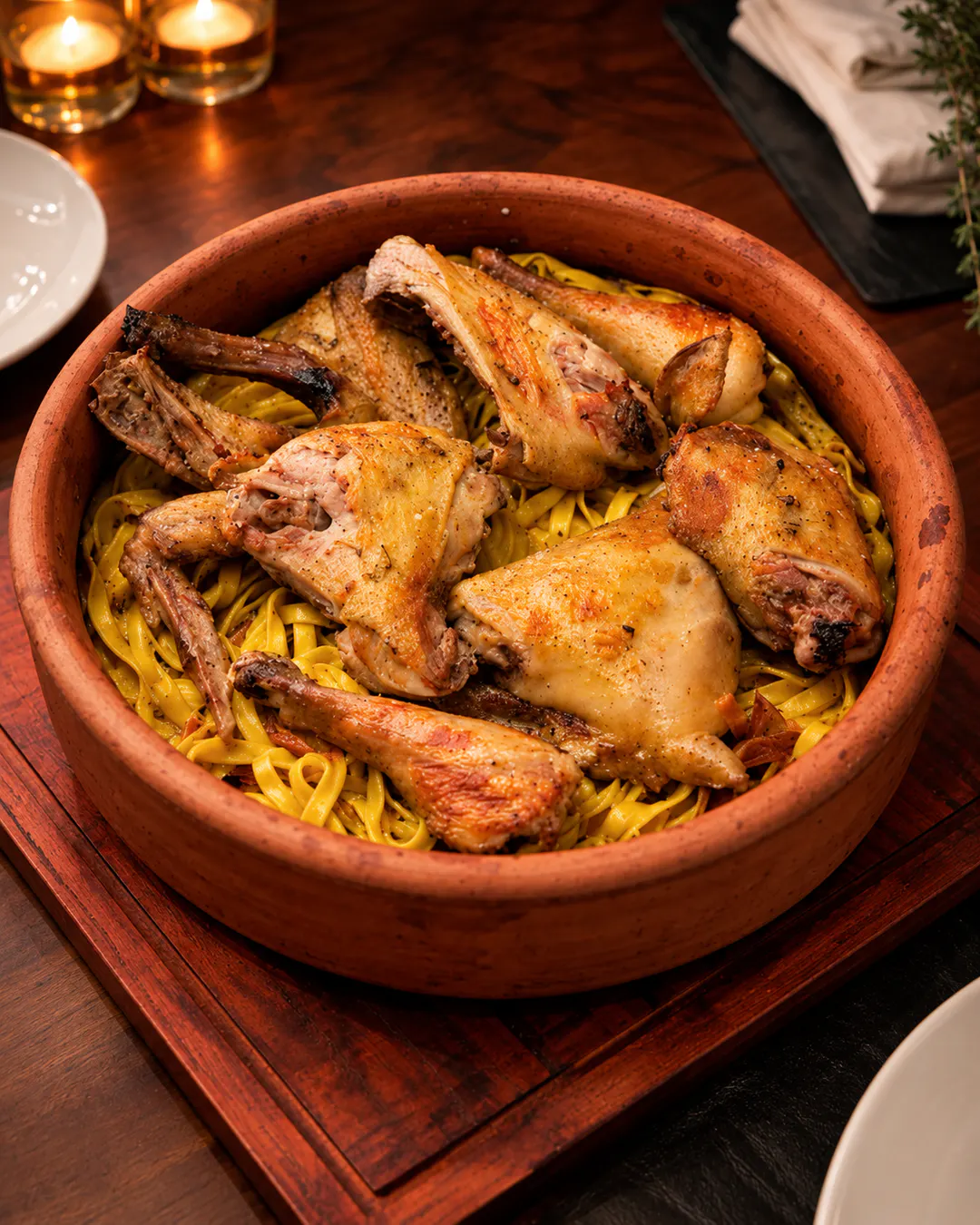 Traditional dish served at Protino Restaurant in Fushe-Preze, Tirana