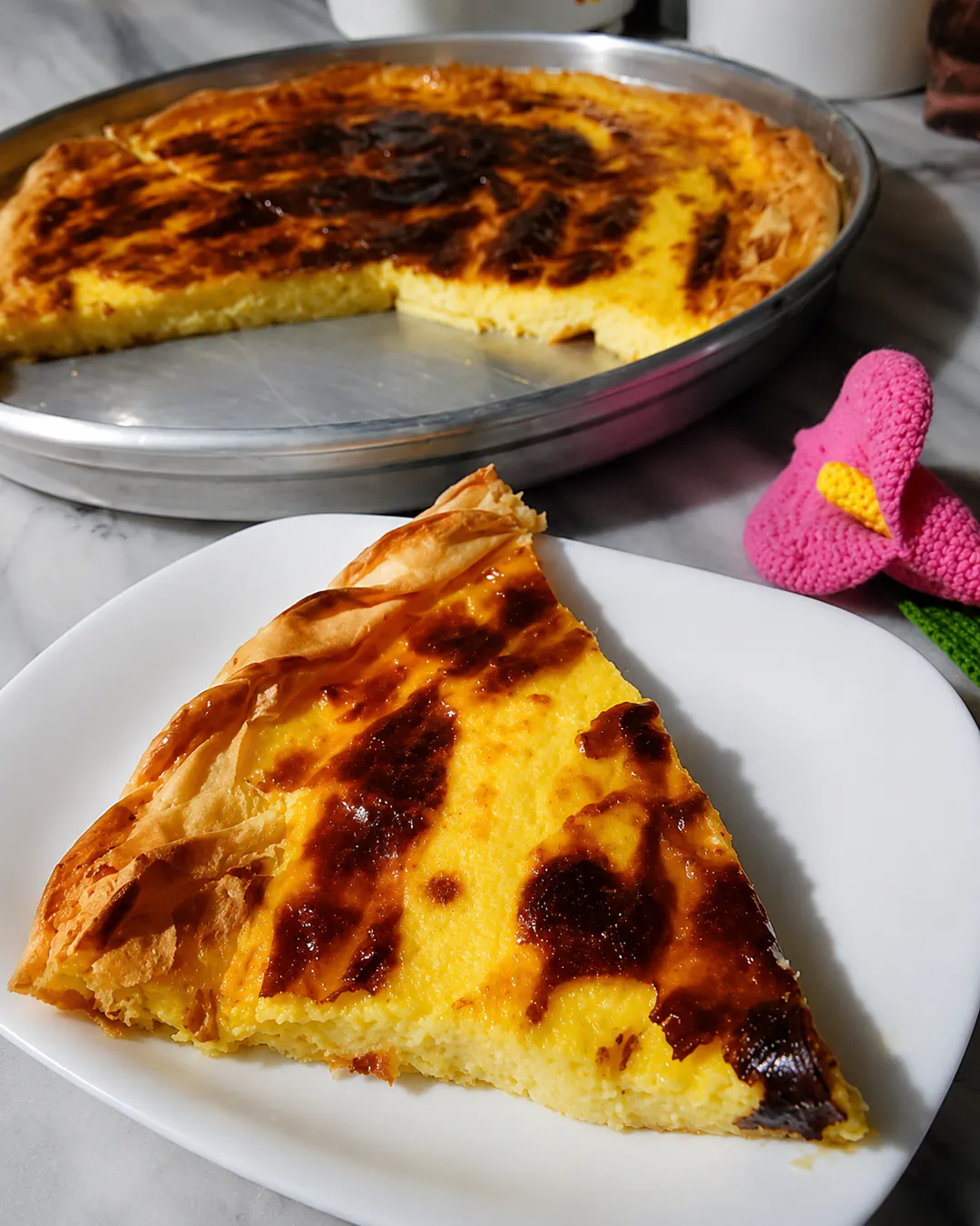 Traditional qumështor dessert from Përmet