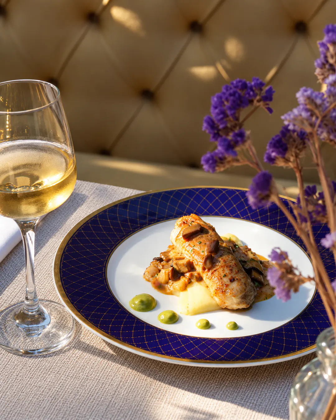 Pjatë moderne shqiptare fine dining në Rapsodia Restaurant në Tiranë