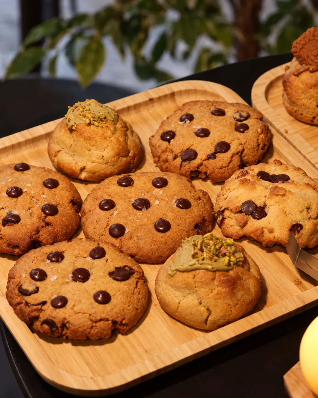 Cookies and coffee at Raven Store Anime Jewelry Store & Cafe in Tirana