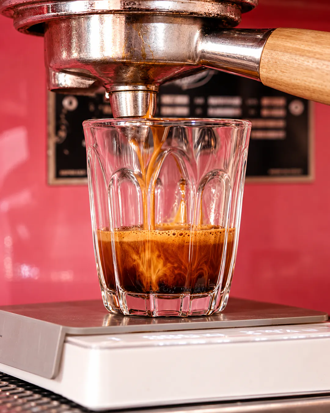 Creative drink at RUBI Cakes & Specialty Coffee in Tirana
