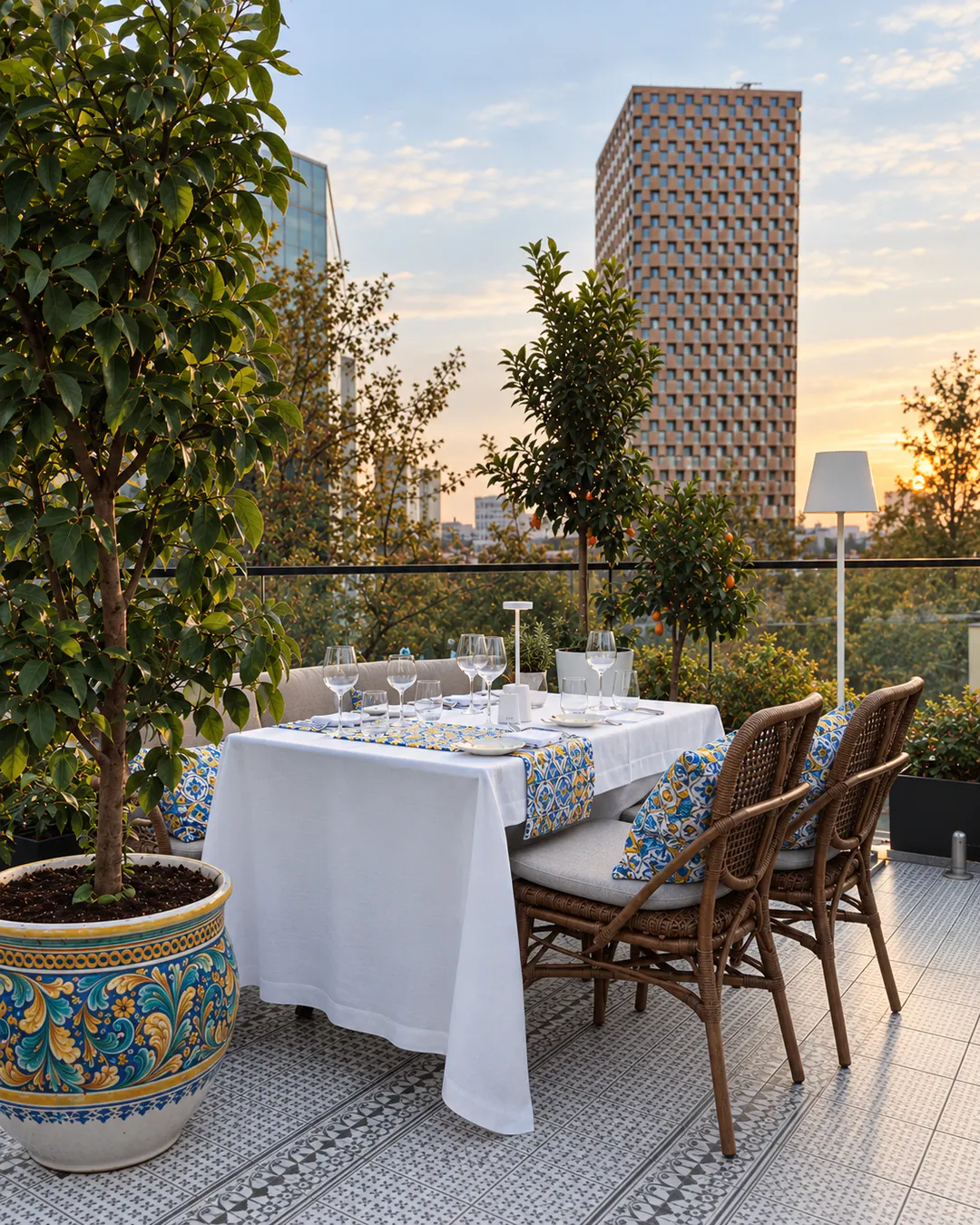 The Crown Rooftop & Dining nel centro di Tirana, Albania