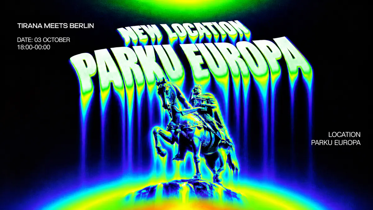 Tirana Meets Berlin urban street party with electronic music in Tirana
