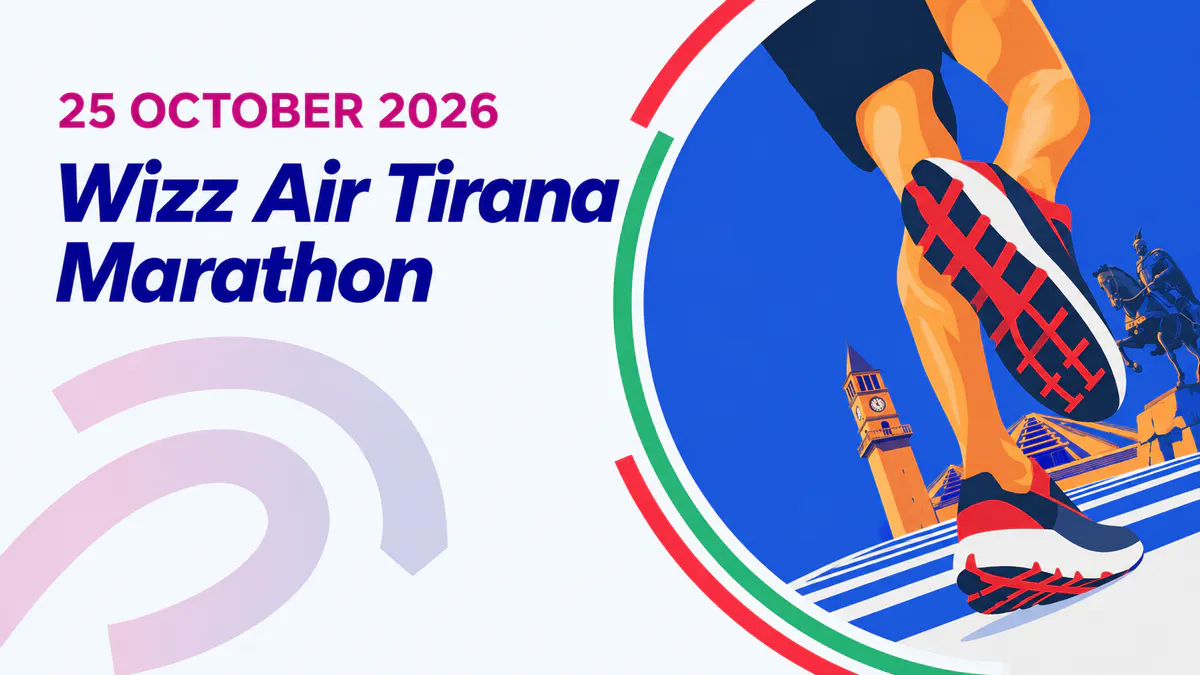 Wizz Air Tirana Marathon 2026 on 25 October in Tirana, Albania