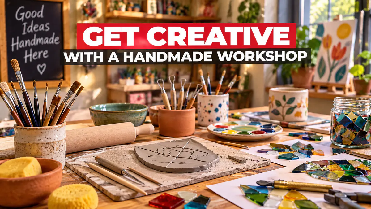 Handmade workshop in Tirana featuring pottery, painting and creative activities