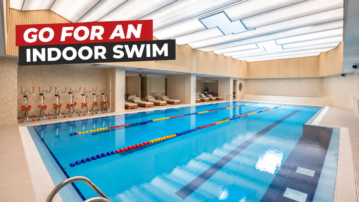 Go for an indoor swim in Tirana for a relaxing or active indoor experience