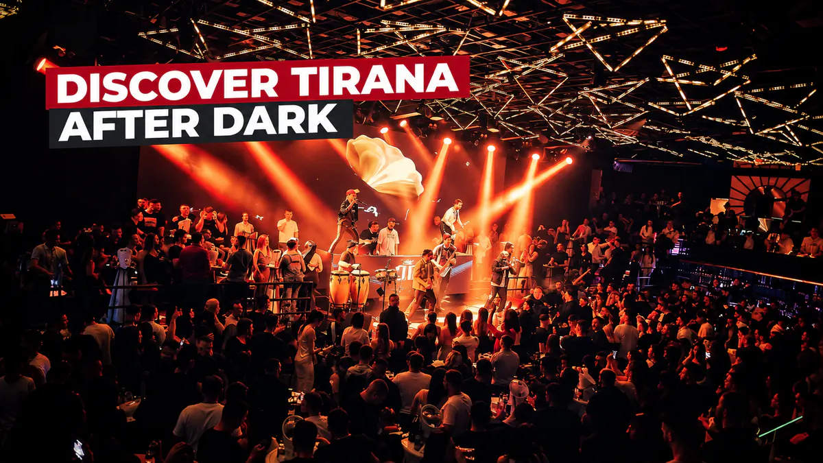 Discover Tirana after dark with nightlife, live music and entertainment